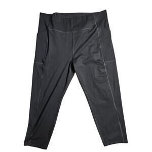 Girlfriend Collective Black Women's Leggings Size: 5X